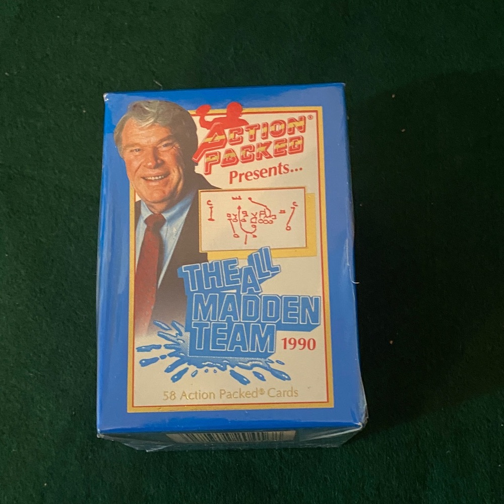 1990 Action Packed The All Madden Team 58 Player Card Set Factory Sealed